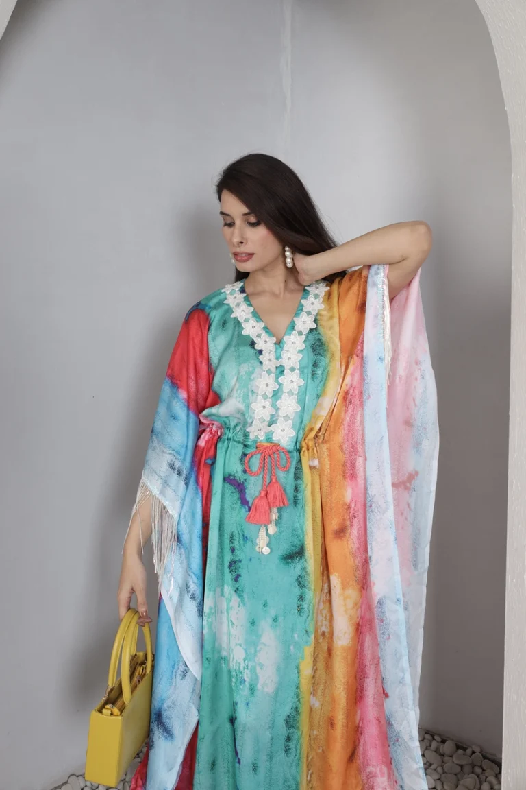 Sunset Kaftan Maxi Dress Alternate