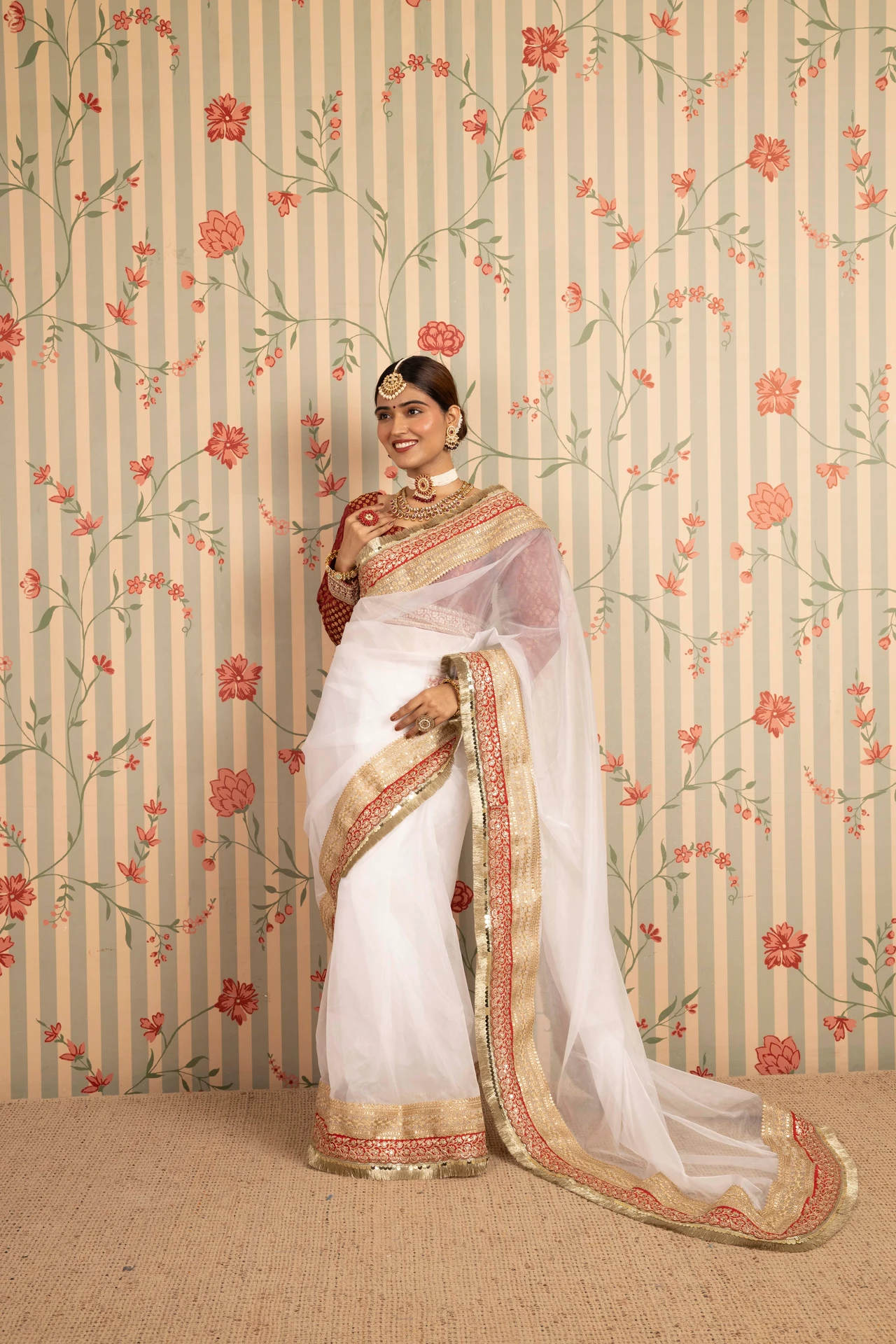 Ivory Heritage Saree Alternate