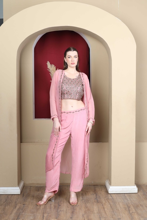 Rosé Éclat Three-Piece Co-ord Set