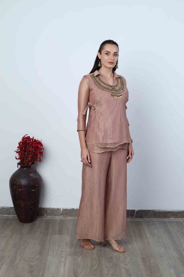 Rosé Opaline Co-ord Set Alternate