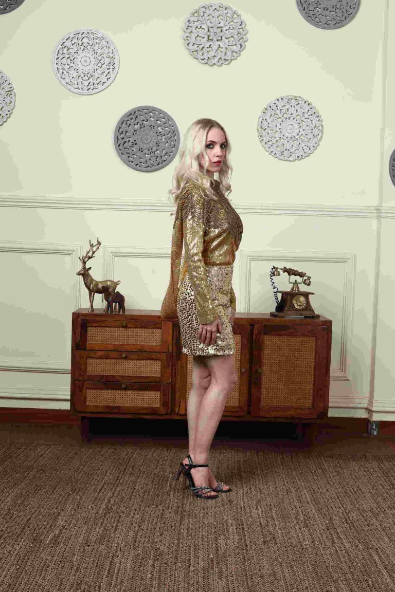 Lustre Mini Dress Alternate