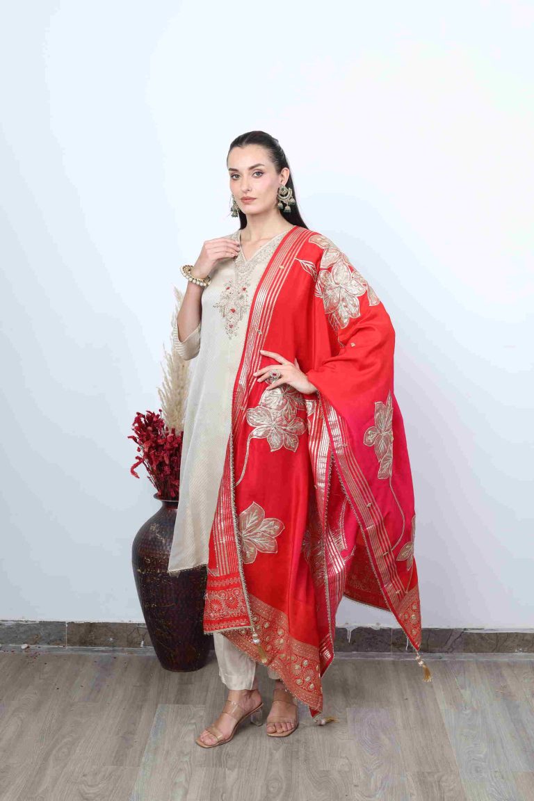 Heritage Banarasi Kurta Set Alternate