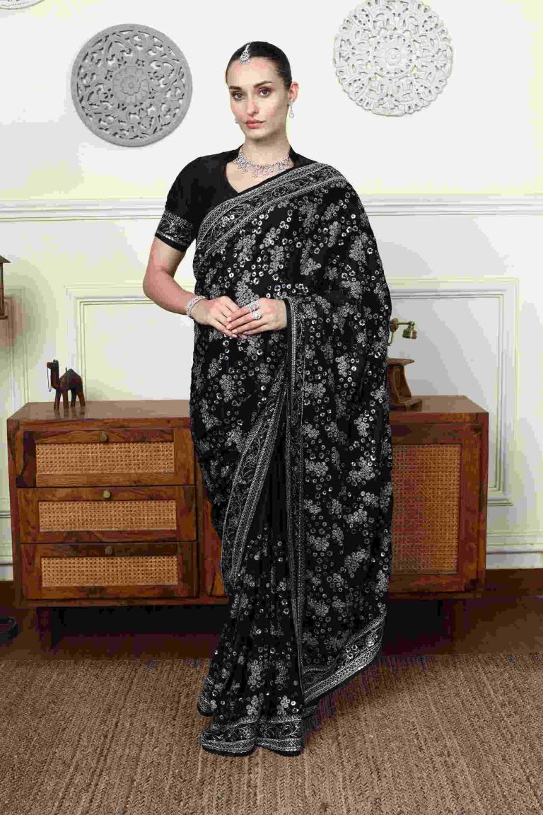 Noiré Swarovski Crystal Signature Saree Alternate