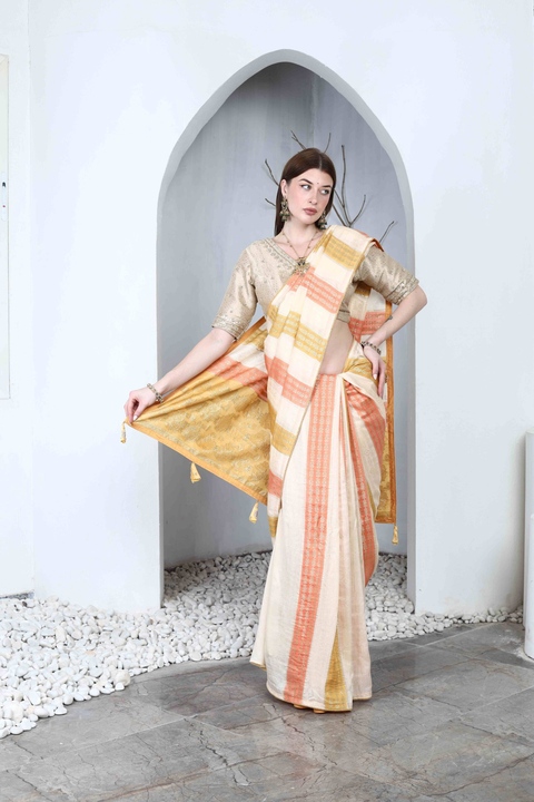 Asteria Handwoven Zari Saree
