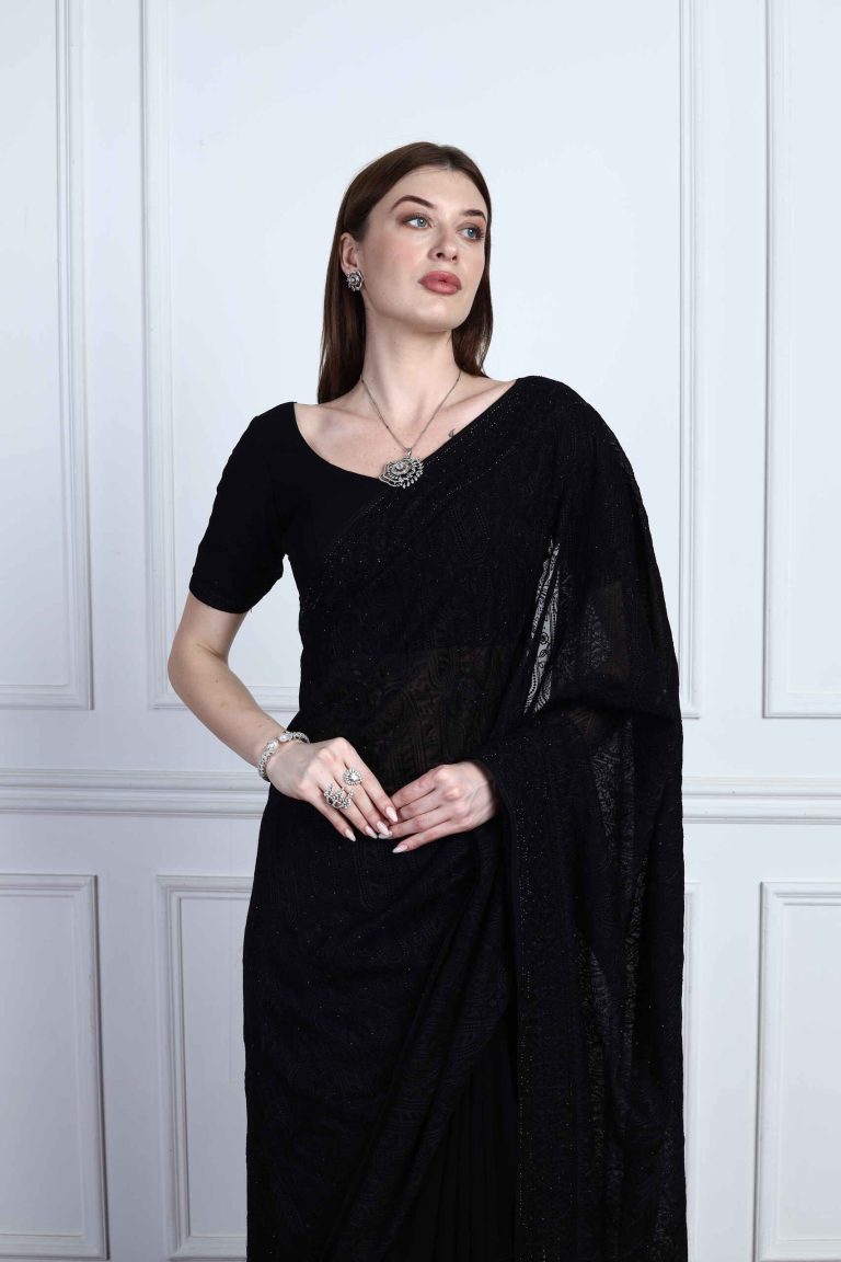 Naqsh Swarovski Saree Alternate