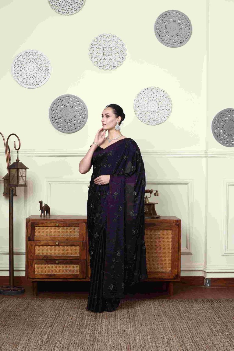 Noiré Swarovski Saree Alternate