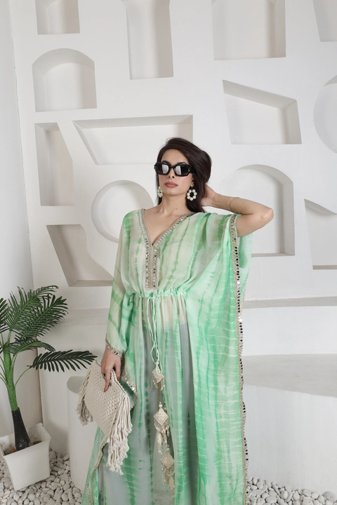 Stripe Print Kaftan