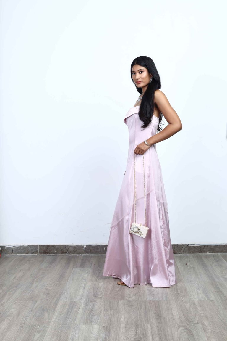 Lunaria Satin Gown Alternate