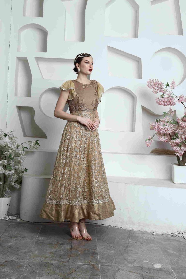 Celestine Bloom Anarkali Gown Alternate