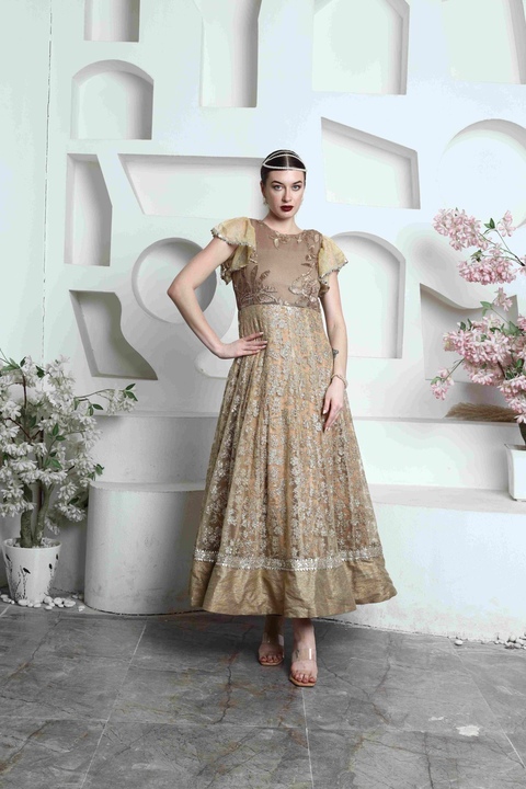 Celestine Bloom Anarkali Gown