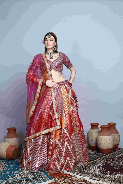 Rubique Lehenga Set