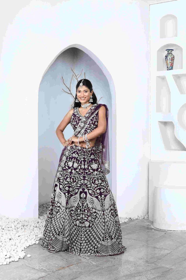 Velouré Lehenga Set Alternate