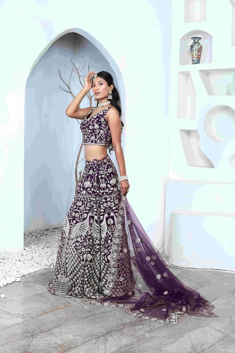 Velouré Lehenga Set